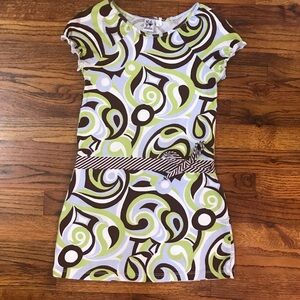 Girl Friends by Anitag Green Blue & Brown Swirl Vintage Style Dress
Small 6 - 7